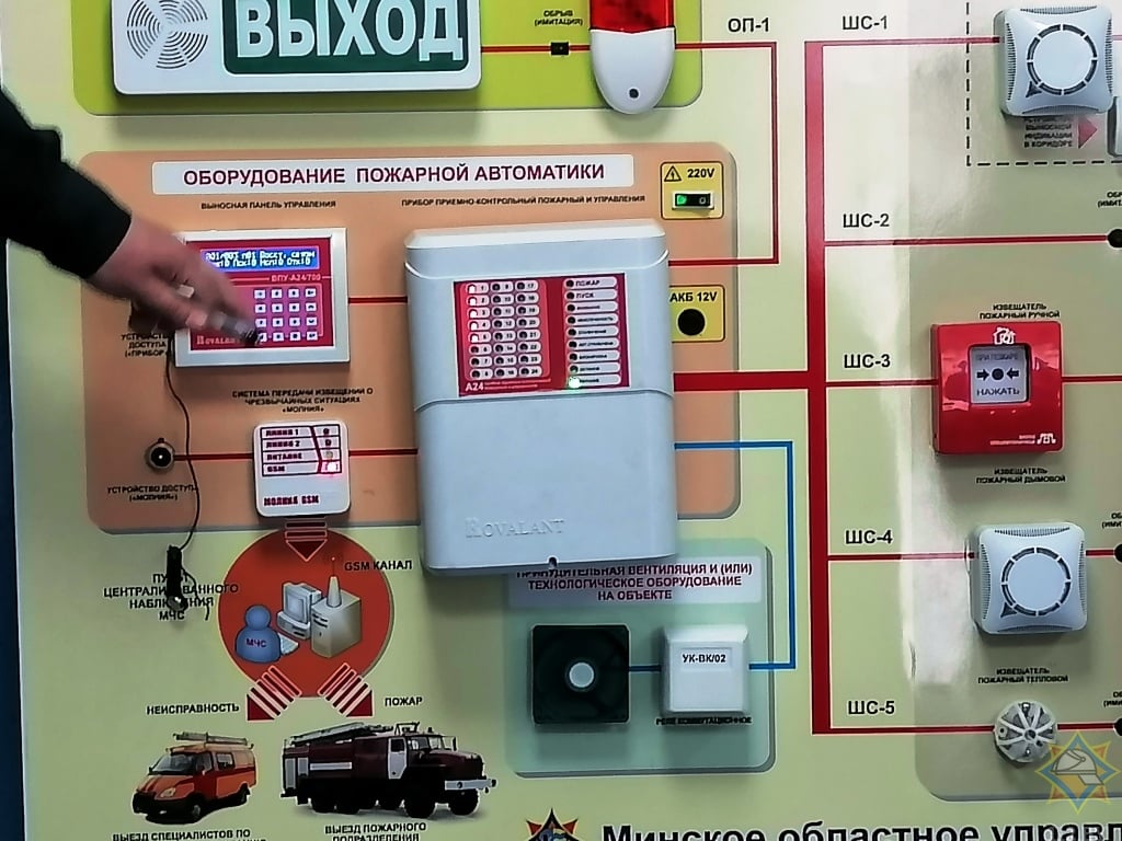 Минский РОЧС: пожарная сигнализация – неотъемлемая часть обеспечения безопасности на объекте!